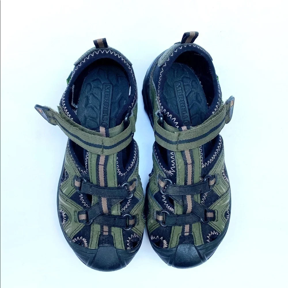 Merrell Big Kid Hydro Green Sandal US 13M